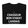 T-shirt Landais noir - Bon vivant et fier de l'origine