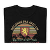T-shirt Aveyron noir - Humour sur l'Aligot local