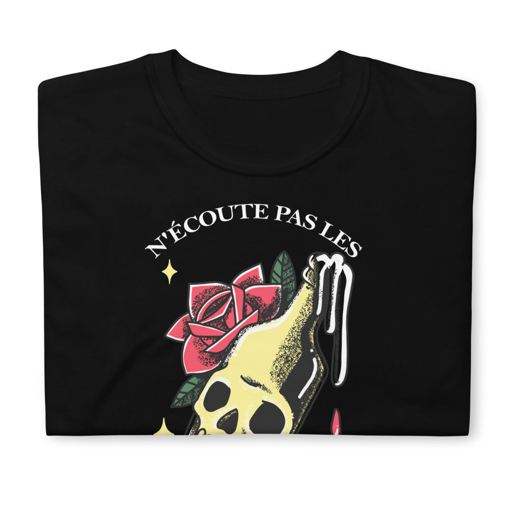 T-shirt Béarn noir - N'écoute pas les Béarnais