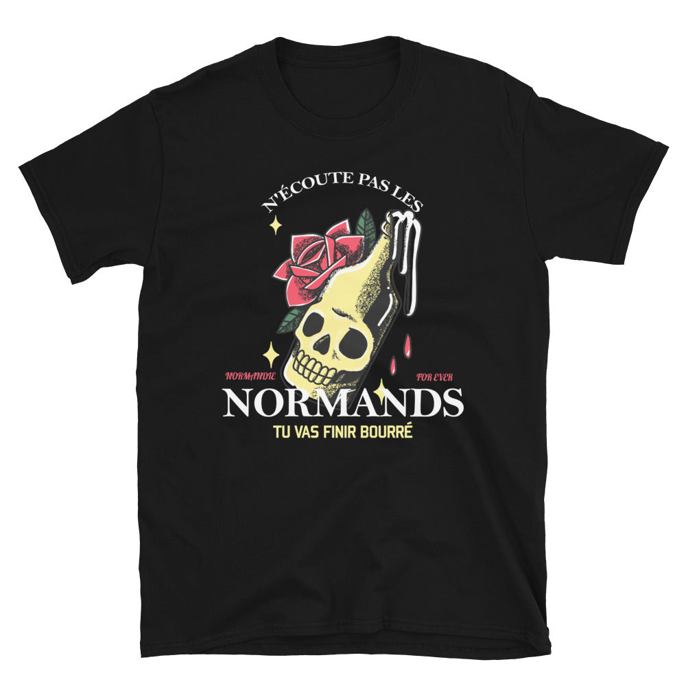 T-shirt humour Normands bleu marine - Ne les écoutez pas