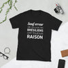 T-shirt Brésilien noir - Sauf erreur de ma part