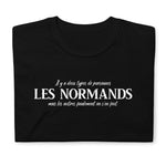 Il y a deux types de personnes, Les Normands - T-shirt standard humour