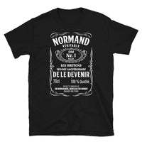 Thumbnail for T-shirt Normand bleu marine - Humour autour du whisky face
