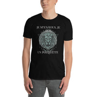 Thumbnail for T-shirt humour Pouquette gris foncé chiné - Je m'en fous, je suis un Pouquette