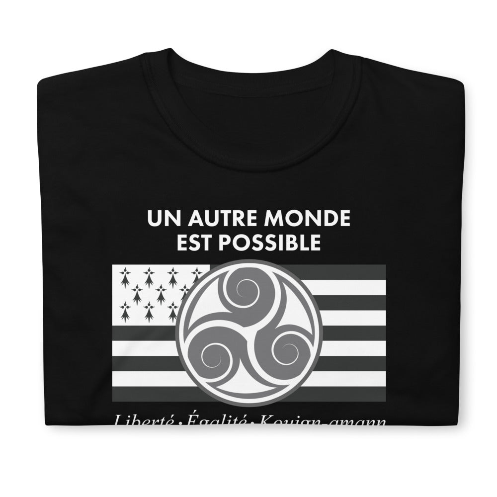 T-shirt Bretagne noir - Humour sur le Kouign Amann