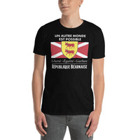 Thumbnail for T-shirt Béarn gris foncé chiné - Garbure humoristique et nostalgique