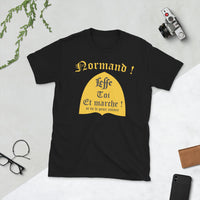 Thumbnail for T-shirt Normand noir - Leffe toi et marche