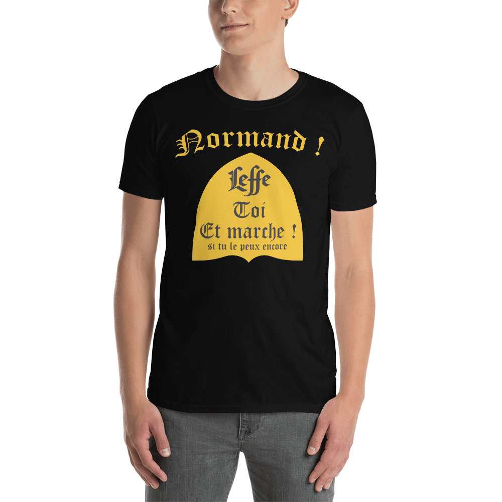 T-shirt Normand gris foncé chiné - Leffe toi et marche