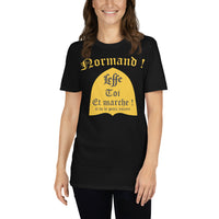 Thumbnail for T-shirt Normand bleu marine - Leffe toi et marche