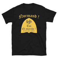 Thumbnail for T-shirt Normand noir dos - Leffe toi et marche