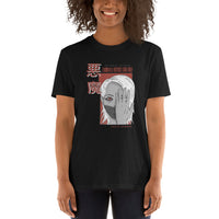 Thumbnail for T-shirt Manga gris foncé chiné - Design Démon hybride inspiré des Animés