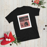 Thumbnail for T-shirt Manga gris foncé chiné dos - Planche de dessin humoristique