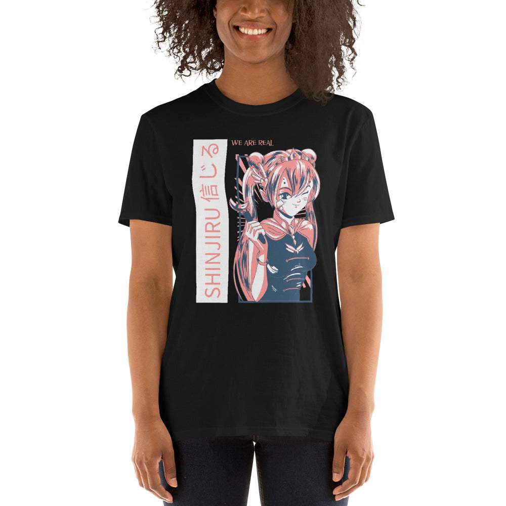 T-shirt manga Bretagne noir dos - Croire en Sailor Moon