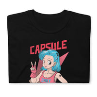 Thumbnail for T-shirt Dragon Ball noir - Bulma en tenue street sexy