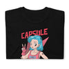 T-shirt Dragon Ball noir - Bulma en tenue street sexy