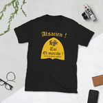 Alsacien Leffe-toi et marche - T-shirt humour Alsace