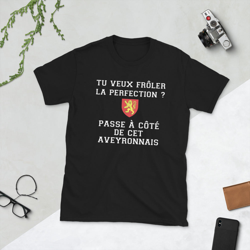 T-shirt Aveyron noir - Passe à côté de cet Aveyronnais