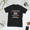T-shirt Creuse noir - Passe à côté de ce Creusois La perfection