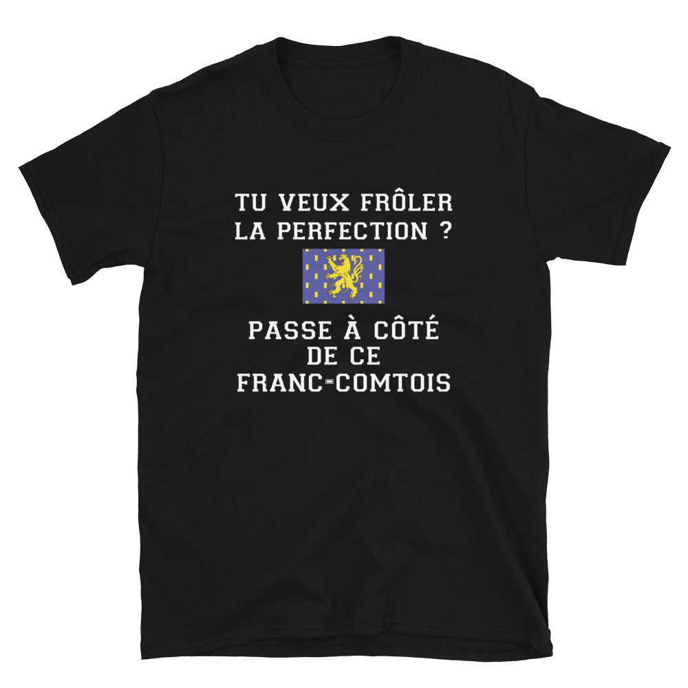 T-shirt Franche-Comté bleu marine - Passe à côté de ce Franc-Comtois