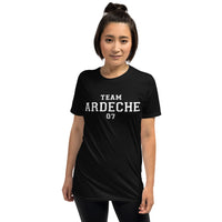 Thumbnail for T-shirt Ardèche noir dos - Humour Ardéchois