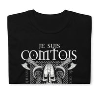 Thumbnail for T-shirt Franche-Comté noir dos - Je suis Comtois ascendant Gaulois