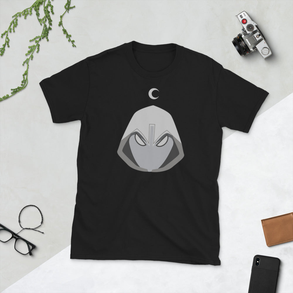 T-shirt Moon Knight noir - design inspiré de Mac Spector