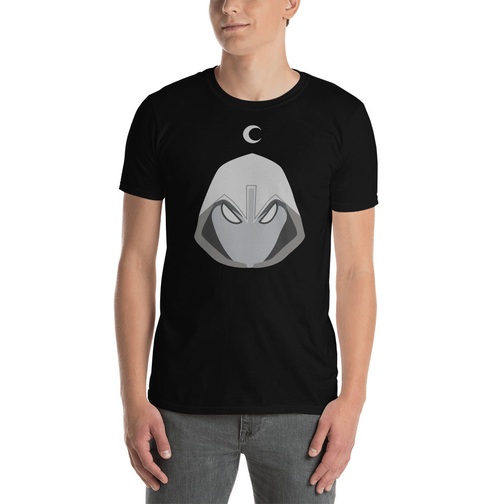 T-shirt Moon Knight noir dos - design inspiré de Mac Spector