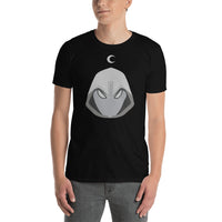 Thumbnail for T-shirt Moon Knight noir dos - design inspiré de Mac Spector
