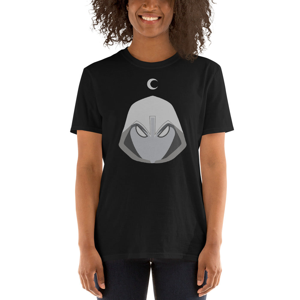 T-shirt Moon Knight gris foncé chiné - design inspiré de Mac Spector