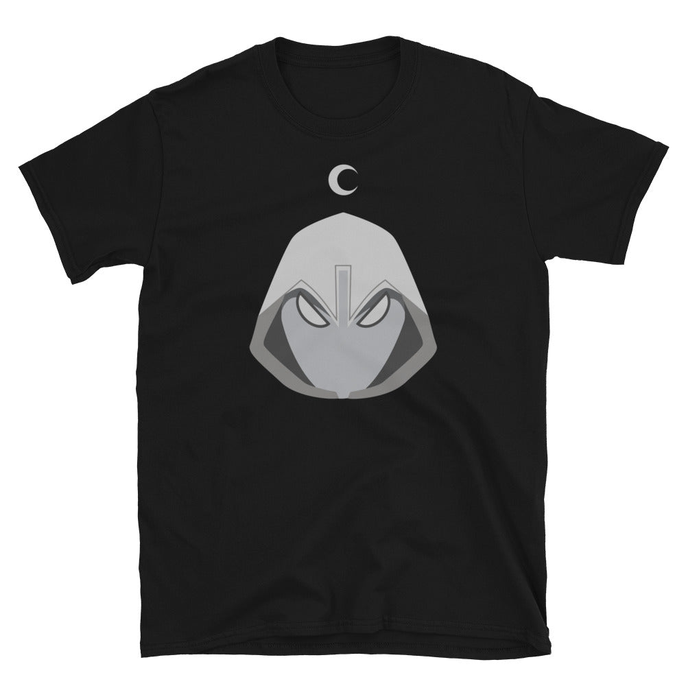T-shirt Moon Knight bleu marine - design inspiré de Mac Spector