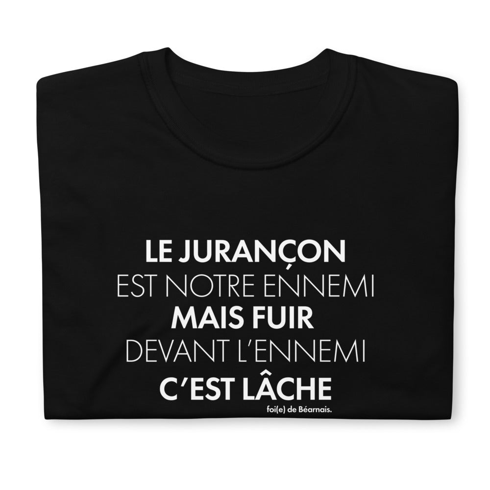 T-shirt Béarn noir - Le Jurançon est notre ennemi
