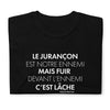 T-shirt Béarn noir - Le Jurançon est notre ennemi