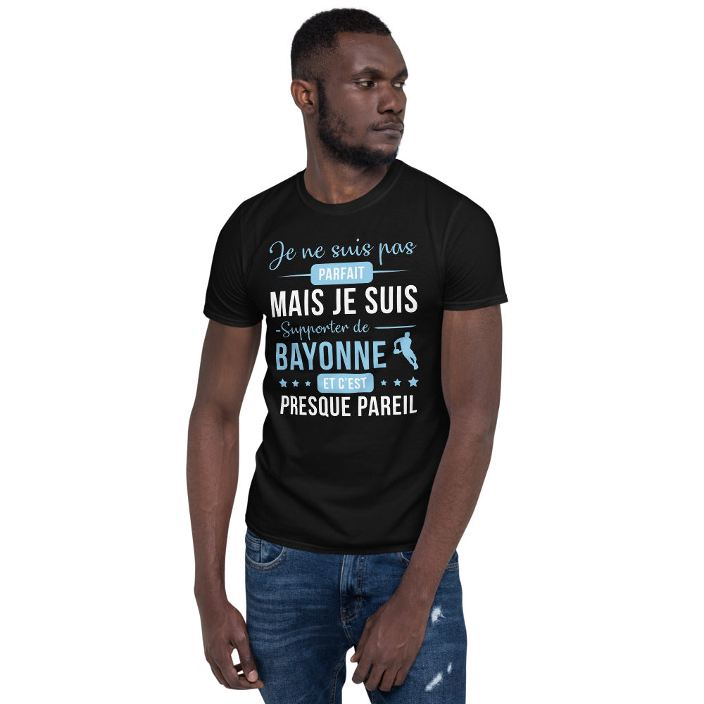 T-shirt Supporter de Bayonne - Humour - Rugby - Je ne suis pas parfait