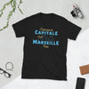 T-shirt Marseille noir - C'est pas la capitale c'est Marseille bébé