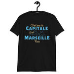 T-shirt cadeau Supporter de Marseille - C'est pas la capitale c'est Marseille bébé - Provence