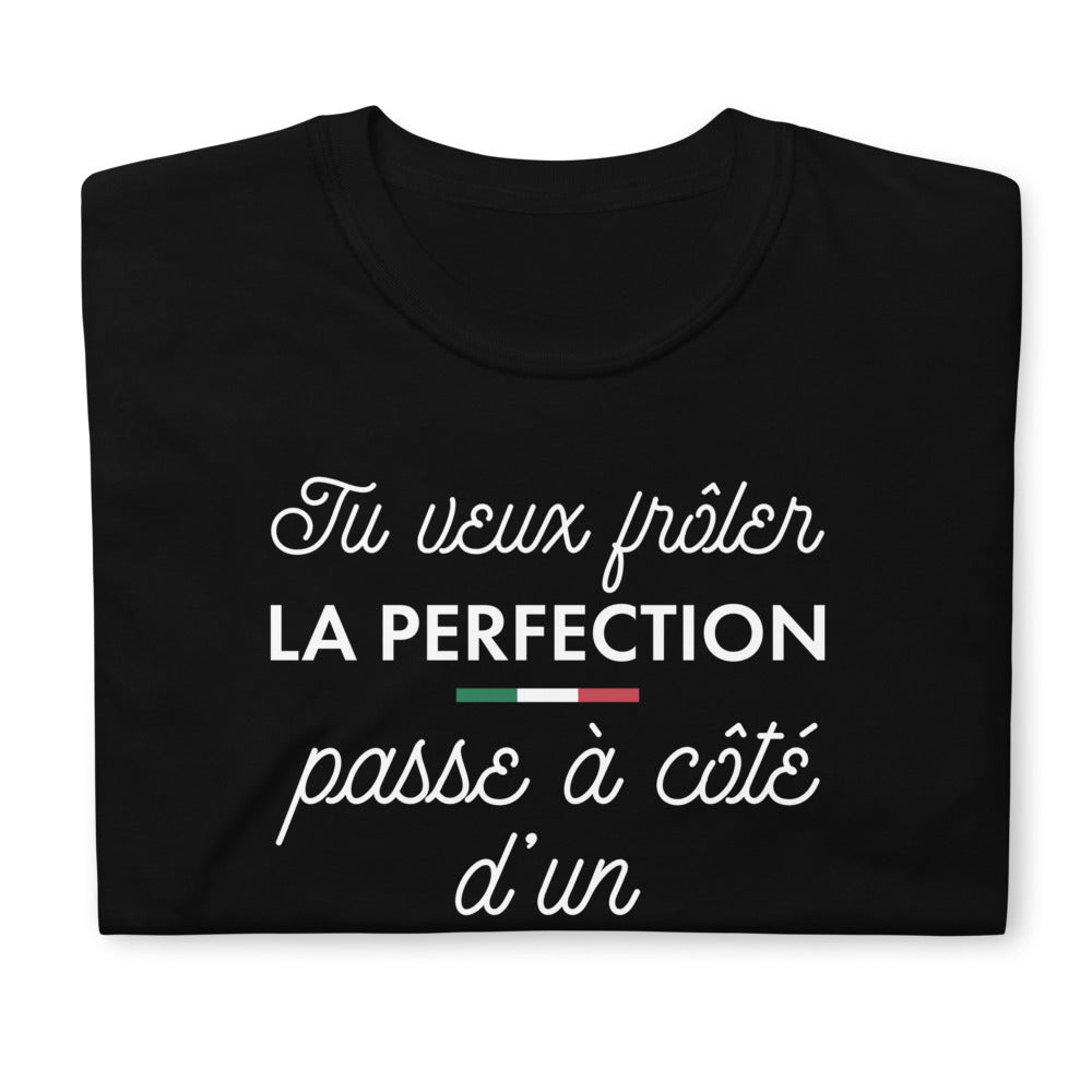 T-shirt Italie noir - Tu veux frôler la perfection