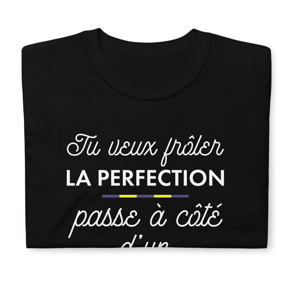 T-shirt Franc-Comtois noir - Tu veux frôler la perfection