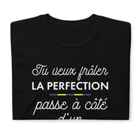Thumbnail for T-shirt Franc-Comtois noir - Tu veux frôler la perfection