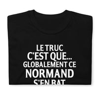 Thumbnail for T-shirt Normand noir - Humour qui bat les c*uilles