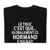 T-shirt Normand noir - Humour qui bat les c*uilles
