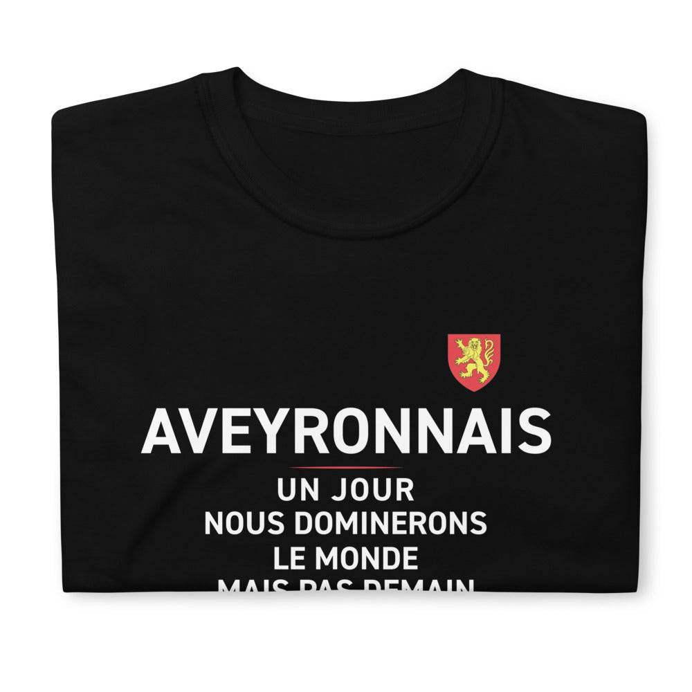 T-shirt Aveyron noir - Nous dominerons le monde