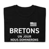 T-shirt Bretagne noir - Nous dominerons le monde