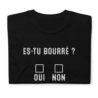 Thumbnail for T-shirt humour Alcool noir - Es-tu bourré avec style