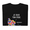 T-shirt Bourgogne noir - Je suis ton père