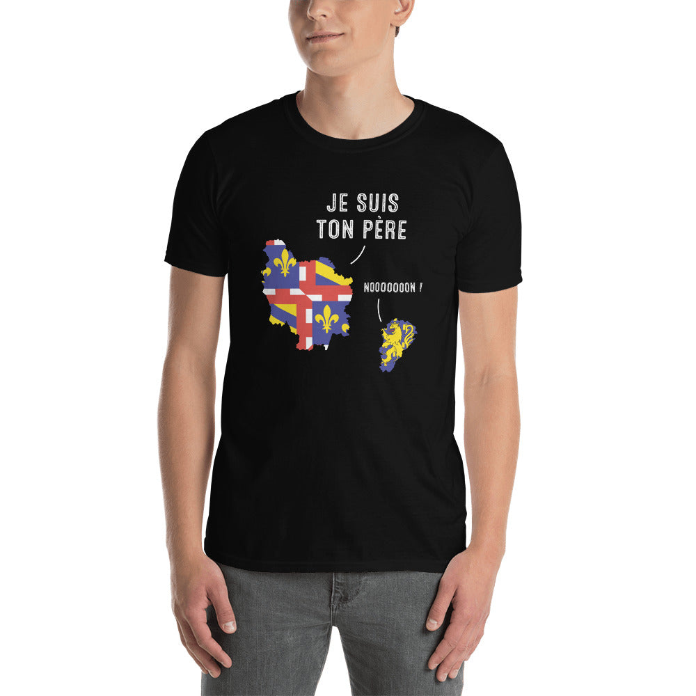 T-shirt Bourgogne bleu marine - Je suis ton père