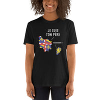 Thumbnail for T-shirt Bourgogne noir dos - Je suis ton père