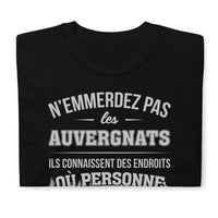 Thumbnail for T-shirt Auvergnats noir - N'emmerdez pas les Auvergnats