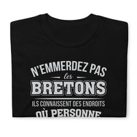 Thumbnail for T-shirt Bretagne noir - Ne les emmerdez pas