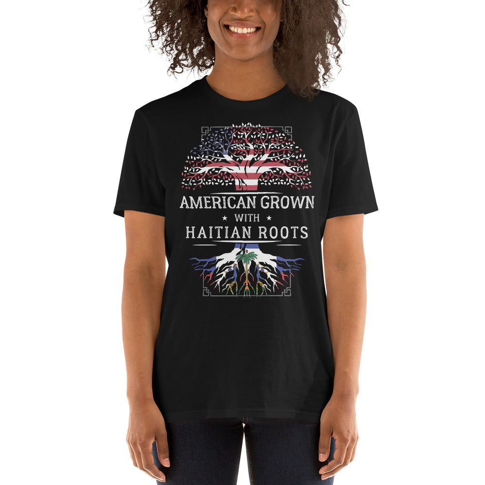 American Grown with Haitian Roots - T-shirt standard Haïti