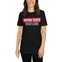 Thumbnail for T-shirt à personnaliser Alcool - aide à supporter la connerie